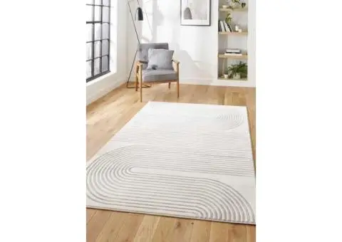 White and Cream Rugs - 1/4