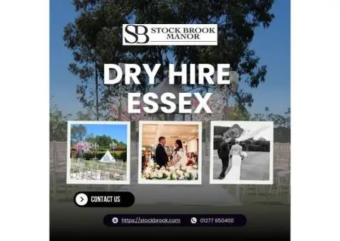 Versatile Dry Hire Essex Venue at Stock Brook Manor
