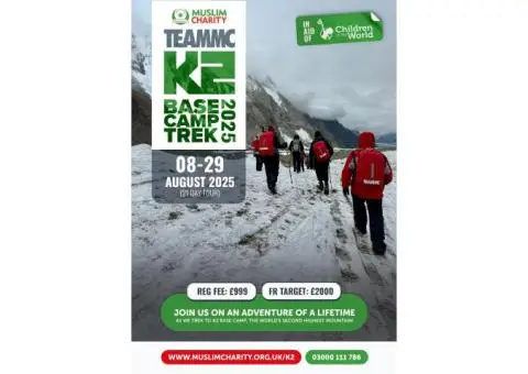Trek toK2 Base Camp - A Journey of Endurance,Purpose and Impact!