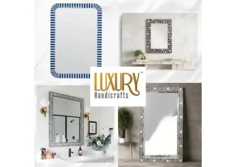 Add Character to Your Space with Bone Inlay Mirrors