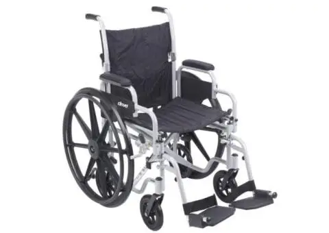 Lightweight Transport Wheelchair - Easy, Compact & Reliable Mobility - 16/30