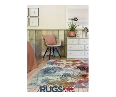 Amelie Rug by Asiatic Carpets in AM05 Watercolour Design