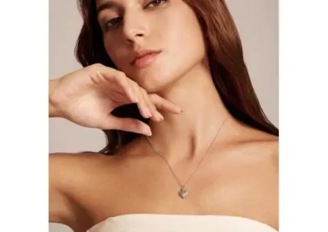 Sterling silver heart necklace - 2/5