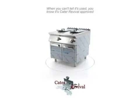 Mareno NF78G15 Twin Tank Natural Gas Fryer - 1/6