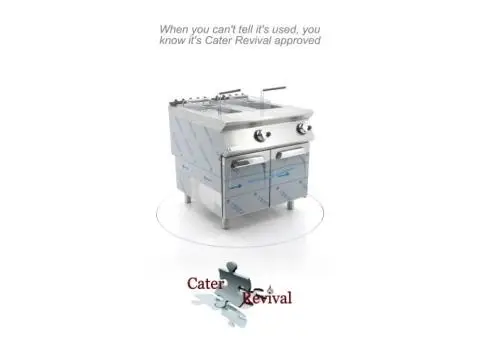 Mareno NF78G15 Twin Tank Natural Gas Fryer - 5/6