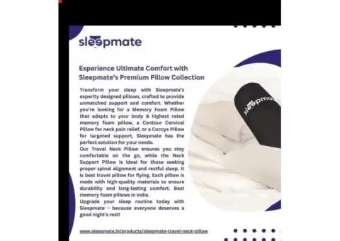 Sleepmate Premium Memory Foam & Orthopedic Pillows