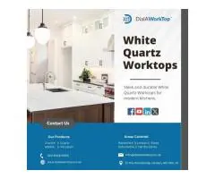 White Quartz Worktops | 020 8368 5555 | DialAWorkTop