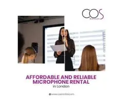 Affordable and Reliable Microphone Rental in London