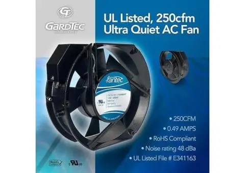 Gardtec, CAB901 120V  UL-Certified Axial AC Ventilation Fan - 3/5
