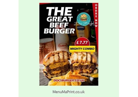 A2 Poster Printing | Cheap Poster Printing UK | MenuMa Print