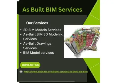 As Built BIM Services in Manchester,UK