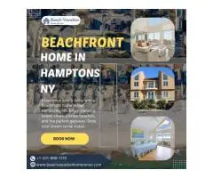 Beachfront Home in Hamptons NY