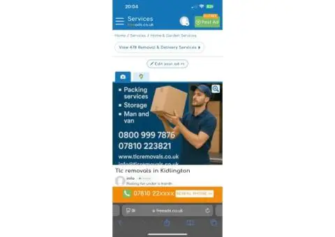 Tlc removals Oxfordshire