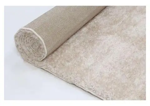 Adelie Shaggy Cream Rug