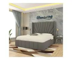 2025 Tokyo sunrise wingback bed frame with ( ottoman optional storage )