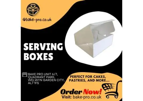 Premium Serving Boxes for Cakes, Pastries & Desserts | Bake-Pro UK