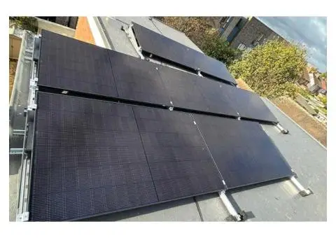 solar panels on flat roof cost uk