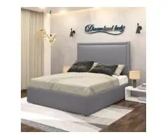 Alexis Luxuries Upholstered Bed Frame With Optional Ottoman Storage
