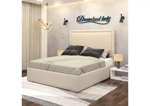 Alexis Luxuries Upholstered Bed Frame With Optional Ottoman Storage - 2/7