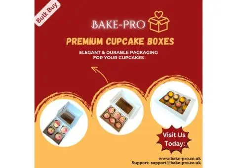 Premium Cupcake Boxes – Elegant, Eco-Friendly Packaging for Every Occasion