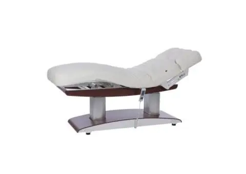 Buy TROCH Spa Bed with 4 Motors in White & Dark Wood Finish