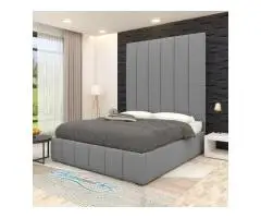 Luxury High Panel Wilson Upholstered Ottoman Bed Frame (Split Headboard)