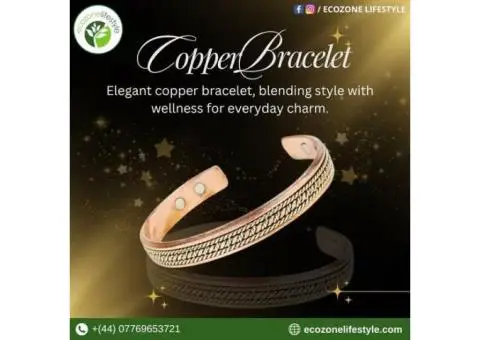 Stylish Copper Bracelets for Health and Fashion