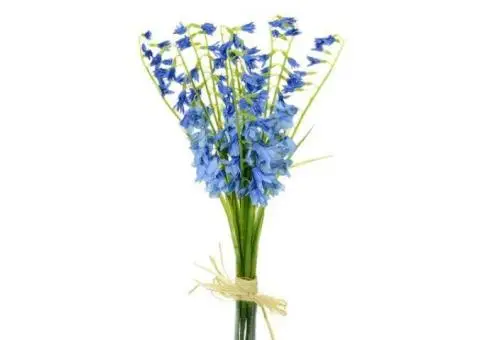 Artificial Bluebell Bunch – Realistic Floral Decoration