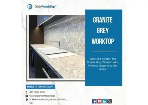 Granite Grey Worktop| 020 8368 5555 | DialAWorkTop