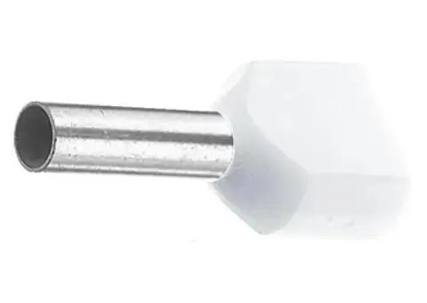 Shop Vogt-470108D Twin Entry Ferrule White | Efficient Wire Termination | Get it from Enrgtechglobal