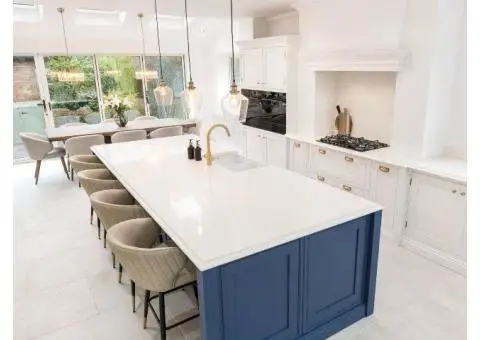 Stylish and Strong Gemini Quartz Worktops in West London from Worktop Library