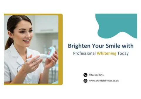 Brighten Your Smile with Professional Whitening Today