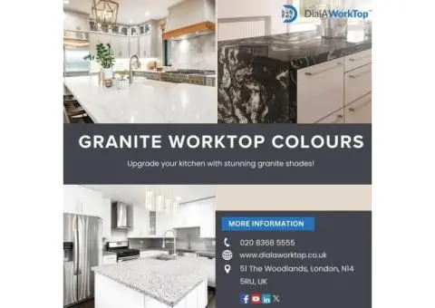 Granite Worktop Colours | 020 8368 5555 | DialAWorkTop