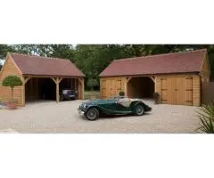 Five-bay Wooden Garages British Timber Buildings