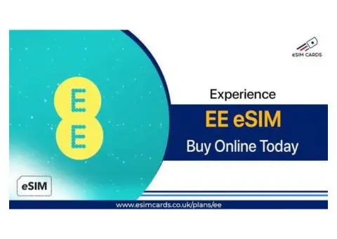 Affordable EE eSIM Plans Available – Instant Activation