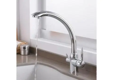 Hot & Cold Water & RO filter Kitchen Mixer Tap T3305 - 1/4