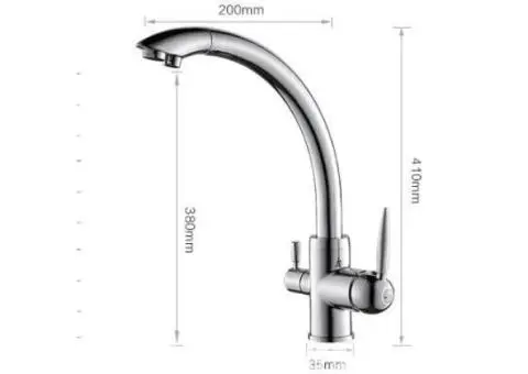Hot & Cold Water & RO filter Kitchen Mixer Tap T3305 - 4/4