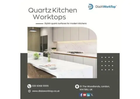 Quartz Kitchen Worktops Oxfordshire  | 020 8368 5555 | DialAWorkTop