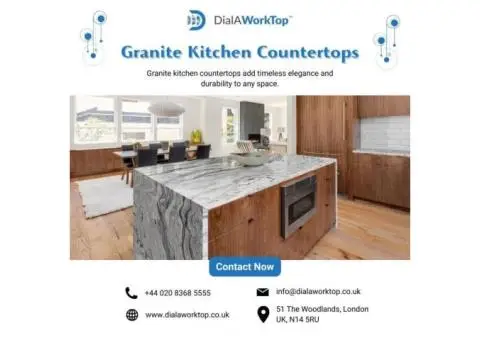 Granite Kitchen Countertops | +44 0208 368 5555 | DialAWorkTop