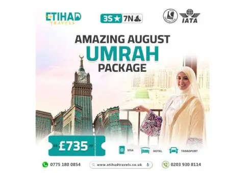 The Top Leading Umrah Travel Agency in UK | Etihad Travels - 5/8