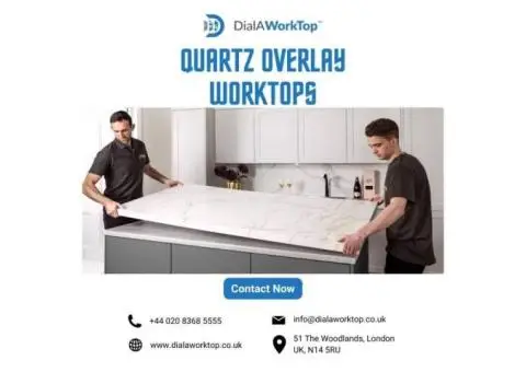 Quartz Overlay Worktops | +44 0208 368 5555 | DialAWorkTop