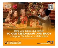 Christmas Pre Booking only at Golden Grouse Global Banquet Buffet!