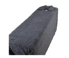 EcoKnit Spa Couch Cover with Head Hole - Charcoal