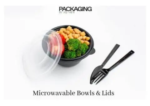 Safe & Convenient Microwavable Plastic Containers with Lids
