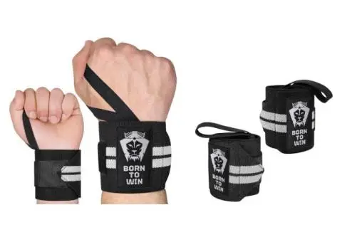 Born To Win Weight Lifting Wrist Wraps - 1/5