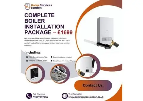 Expert Glow-worm Compact Boiler Installation Services in London