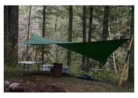 Lightweight Camping Shower Tent and Pump
