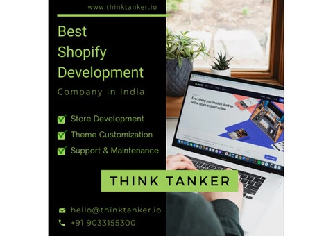 Best Shopify Development Company in Bangalore, Pune, Mumbai, Chennai - ThinkTanker