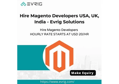 Hire Magento 2 Developers India, USA, UK - Evrig Solutions