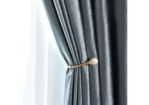 Grey Blackout Curtains Made to Measure